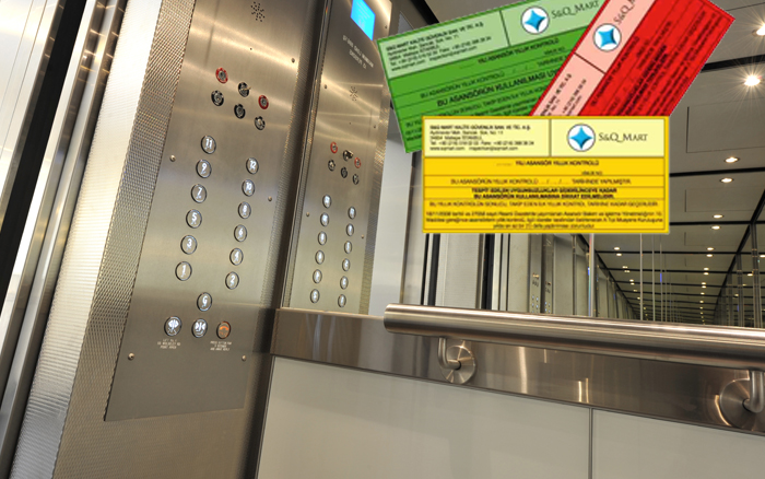 Asansör Etiketlendirmesi, asansör yeşil etiket, asansör yıllık bakım, asansör periyodik bakım